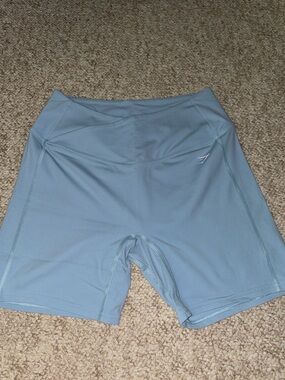 Gymshark Pale Blue Crossover Bike Shorts